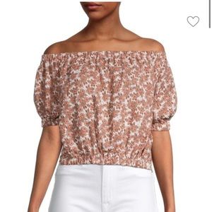 HEROES & DREAMERS
Off-The-Shoulder Floral Top XS